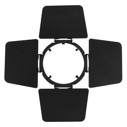 Juno Track Lighting T73BL (T73BL 550) 5-1/2" Diameter Barn Doors Black Color