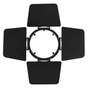 Juno Track Lighting T73BL (T73BL 550) 5-1/2" Diameter Barn Doors Black Color