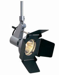 Juno Track Lighting T73BL (T73BL 550) 5-1/2" Diameter Barn Doors Black Color