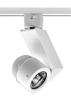 Juno Track Lighting T807WH (T807 WH) Slant Round Back Mesh - Low Voltage 50W MR16, White Color