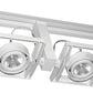 Juno Track Lighting T814WH Framed Duo - Low Voltage 50W MR16, White Color