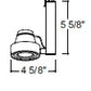 Juno Track Lighting T816SL (T816 SL) Uno-Enclosed Low Voltage 50W MR16, Silver
