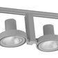 Juno Track Lighting T832SL (T832 SL) Duo - Line Voltage 75W PAR30, Silver Color