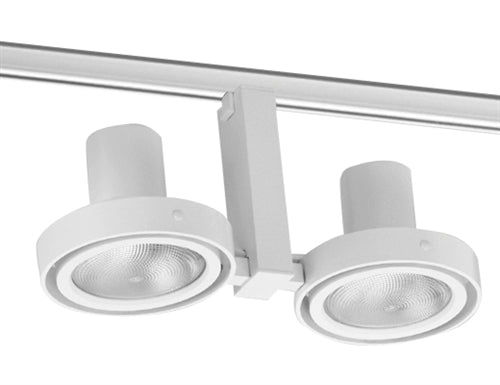 Juno Track Lighting T832WH (T832 WH) Duo - Line Voltage 75W PAR30, White Color