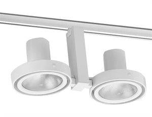 Juno Track Lighting T832WH (T832 WH) Duo - Line Voltage 75W PAR30, White Color
