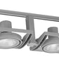 Juno Track Lighting T834SL (T834 SL) Framed Duo - Line Voltage 75W PAR30, Silver Color