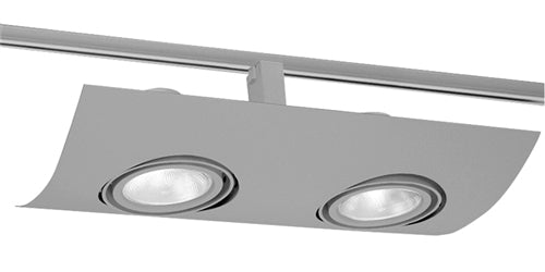 Juno Track Lighting T834T-SL Airfoil Trim for T834, Silver Color