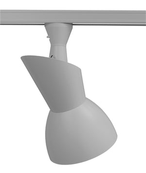 Juno Track Lighting T883SL Glacis - Line Voltage 35-75W PAR30, Silver Color