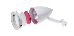 Juno Track Lighting T893MC-SL (T893MCSL) PAR30 Media Cartridge for T893, Silver Color