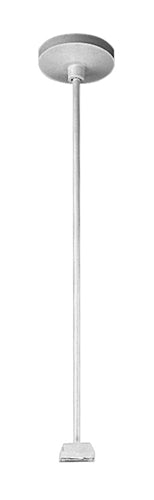 Juno Track Lighting T90-48-SL (T90 48IN SL) 48" T-Bar Ceiling Pendant Stem Kit, Silver Color