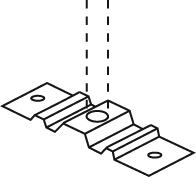 Juno Track Lighting T92 (T92) 1-Circuit Trac Master Straight Structural Bridge