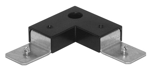 Juno Track Lighting T92L-BL (T92L BL) 1-Circuit Trac Master Corner Structural Bridge, Black Color