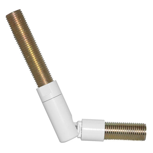 Juno Track Lighting T94WH (T94 WH) Sloped Ceiling Adapter - Pendant Stem, White Color