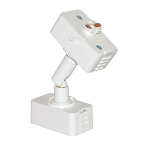 Juno Track Lighting T95WA-WH (T95 WH WA) Trac Master Slope Ceiling Adapter for Fixture with Wide Trac Adapter, White Color