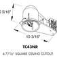 Juno Aculux TC43NR MLV 120 Recessed Lighting 3 inch Low Voltage Remodel Standard Housing with 120V Magnetic Transformer
