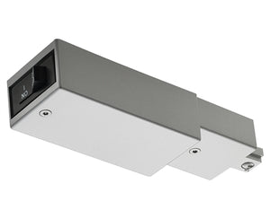 Juno Track Lighting TCLFM11SL (TCLFM11 SL) Trac-Master Current Limiting Feed, 1 Circuit, Mini End Feed, Silver Color
