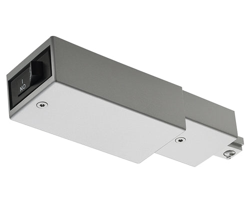 Juno Track Lighting TCLFM11SL (TCLFM11 SL) Trac-Master Current Limiting Feed, 1 Circuit, Mini End Feed, Silver Color