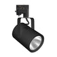 Juno HD Commercial Track Lighting TEK283L3KNBL (T283L TEK 30K 80CRI PDIM NFL BL) 26W Flat Back Cylinder LED, 3000K Color Temperature, Narrow Flood Beam, Black Finish