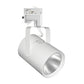 Juno HD Commercial Track Lighting TEK285L3KNWH (T285L TEK 30K 80CRI PDIM NFL WH) 34W Flat Back Cylinder LED, 3000K Color Temperature, Narrow Flood Beam, White Finish