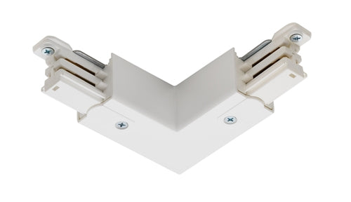 Juno HD Commercial Track Lighting TEK34-WH (TEK34 WH) 120V 2-Circuit/2-Neutral, 90 Degree L Connector, White Color