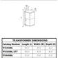 Juno Track Lighting TF5300BL (MAGXFMR 1C 300W 120 12AC BL) Trac 12/25 or Flex 12 Magnetic Low Voltage Transformer 12V, 300 Watts, 120VAC