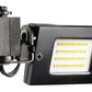 Juno Track Lighting TL103L 30K 80CRI BL Trac 12 LED Mini Flood, 4.4W 3000K Color Temp, Linear Lighting Fixture, Black Color