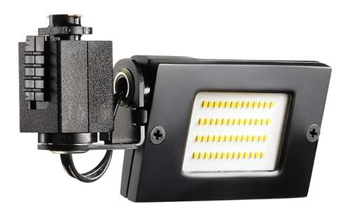 Juno Track Lighting TL103L 30K 80CRI BL Trac 12 LED Mini Flood, 4.4W 3000K Color Temp, Linear Lighting Fixture, Black Color