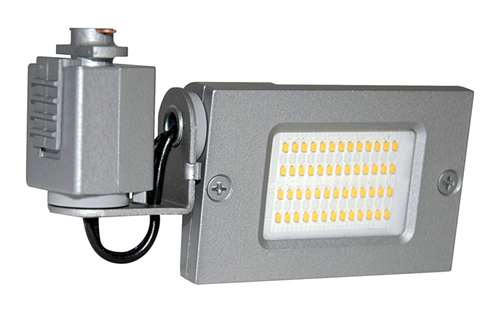 Juno Track Lighting TL103L 30K 80CRI SL Trac 12 LED Mini Flood, 4.4W 3000K Color Temp, Linear Lighting Fixture, Silver Color