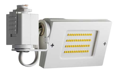 Juno Track Lighting TL103L 30K 80CRI WH Trac 12 LED Mini Flood, 4.4W 3000K Color Temp, Linear Lighting Fixture, White Color