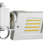 Juno Track Lighting TL103L 40K 80CRI WH Trac 12 LED Mini Flood, 4.4W 4000K Color Temp, Linear Lighting Fixture, White Color