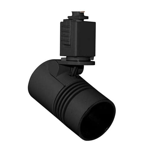 Juno Track Lighting TL114G2-2HCS-BL-S (TL114 G2 27K 90CRI SP BL TMCSNOOTBL) Trac 12 LED Mini Cylinder Spotlight, 6W 12V, 90 CRI, 2700K Color Temperature, Spot Beam Lighting Fixture with Snoot, Black Color