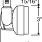 Juno Track Lighting TL141WH (TL141 WH) Trac 12 Cylindra 20-50W MR16 Bulb, White Color