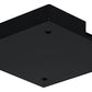 Juno Track Lighting TL21BL (TL21 BL) Trac 12 Outlet Box/T-Bar Ceiling Canopy Feed, Black Color