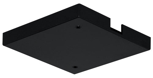 Juno Track Lighting TL21BL (TL21 BL) Trac 12 Outlet Box/T-Bar Ceiling Canopy Feed, Black Color