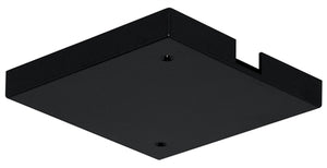 Juno Track Lighting TL21BL (TL21 BL) Trac 12 Outlet Box/T-Bar Ceiling Canopy Feed, Black Color