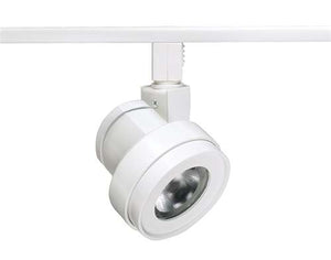 Juno Track Lighting TL252L 27K 80CRI FL WH Cylindra 13W Dimmable LED Trac 12 Track Fixture 2700K, Flood, White Finish