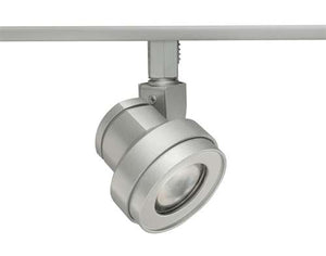 Juno Track Lighting TL252L 27K 80CRI SP SL Cylindra 13W Dimmable LED Trac 12 Track Fixture 2700K, Spot, Silver Finish