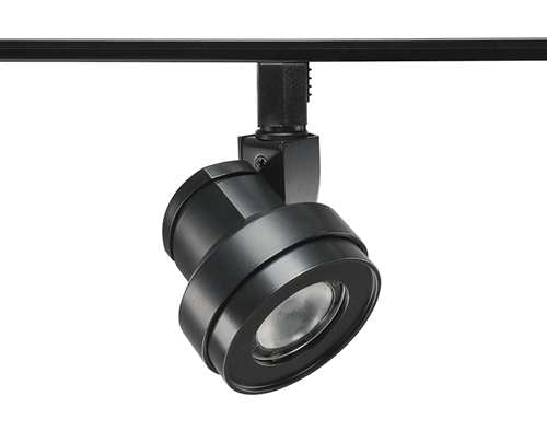 Juno Track Lighting TL252L 30K 90CRI FL BL Cylindra 13W Dimmable LED Trac 12 Track Fixture 3000K, Flood, Black Finish