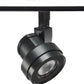 Juno Track Lighting TL252L-27K-F-BL Cylindra 13W Dimmable LED Trac 12 Track Fixture 2700K, Flood, Black Finish