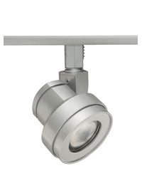 Juno Track Lighting TL252L-3HC-N-SL Cylindra 13W Dimmable LED Trac 12 Track Fixture 3000K, Narrow Flood, Silver Finish