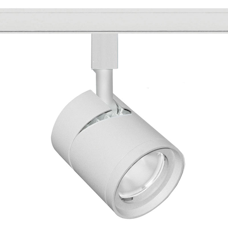 Juno Track Lighting TL381L-4WWH 13W 12V LED Cylinder Spotlight, 80 CRI, 4000K, Wide Flood, White Finish