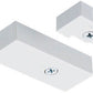 Juno Track Lighting TL38WH (TL38 WH) Trac 12 End Feed Connector/Joiner with Cover and Dead End, White Color
