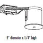 Juno Track Lighting TL542WH Recessed Remodel Construction Monopoint Transformer White Color