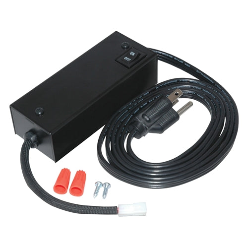 Juno Track Lighting TL544N-BL Trac 12 Surface Mount Electronic Low Voltage Transformer 12V, 10-60 Watts Black Color