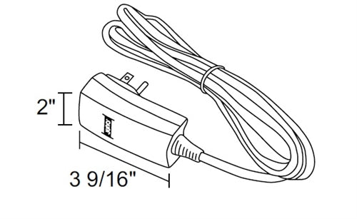 Juno TL548 LED 60W 120 12AC WH Track Lighting 60W Trac 12V AC 60-Watt LED Compatible Plug-In Electronic Transformer, Includes 10' Two-Wire Cord, White