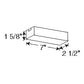 Juno Track Lighting TL567U-100-BL (TL567 LED 100W 120 12AC BL) 12V Surface Mount Transformer, Black Finish