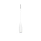 Juno TLPL2783WHWH Trac 12 Decorative LED Mini-Pendant 6W 12V, Flute Pendant, with 78" Cord, 3000K Color Temperature, White Body, No Glass, White Adapter