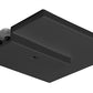 Juno Track Lighting TLR21BL (TLR21 BL) Trac 12/25 End Feed Connector and Outlet Box Cover, Black Color