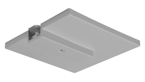 Juno Track Lighting TLR21SL (TLR21 SL) Trac 12/25 End Feed Connector and Outlet Box Cover, Silver Color