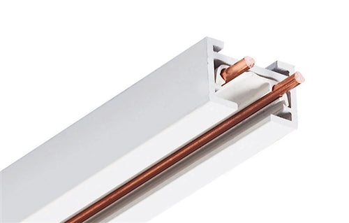 Juno Track Lighting TLR2WH (TLVR 2FT WH) 2 ft Track - Trac 12/25 Low Voltage 25 Amp Track System, White Color